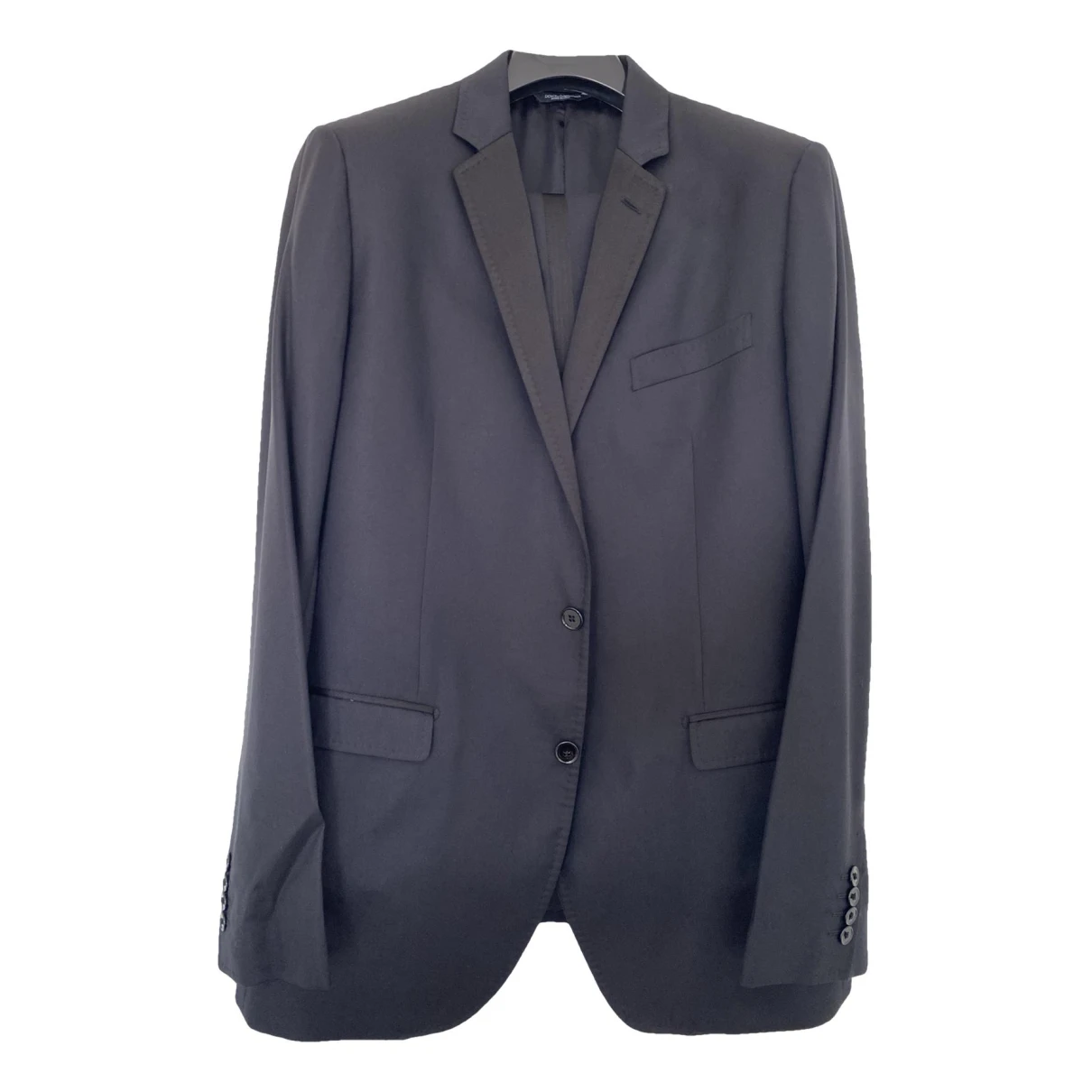 Pre-owned Dolce & Gabbana Wool Suit In Black