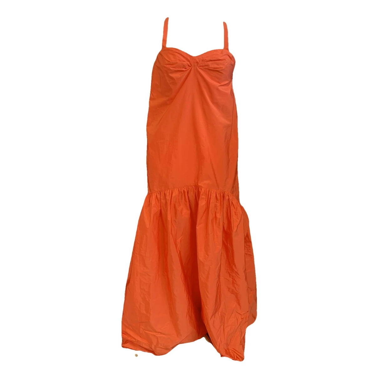 Pre-owned Max Mara Maxi Dress In Orange