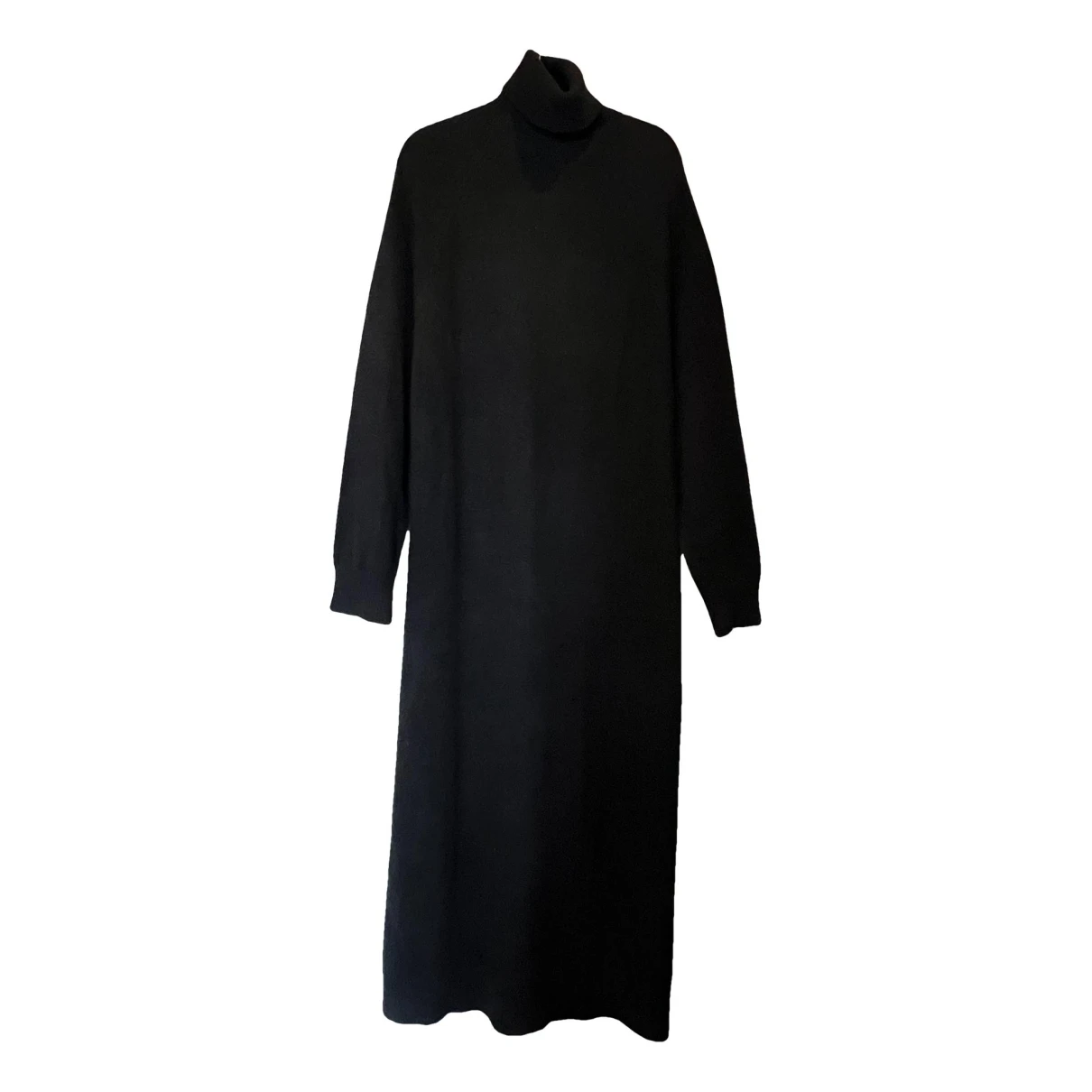 Pre-owned Raey Cashmere Maxi Dress In Black