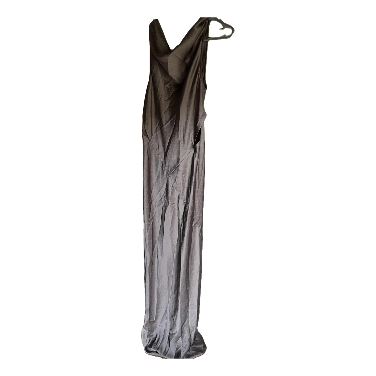 Pre-owned Rick Owens Maxi Dress In Grey