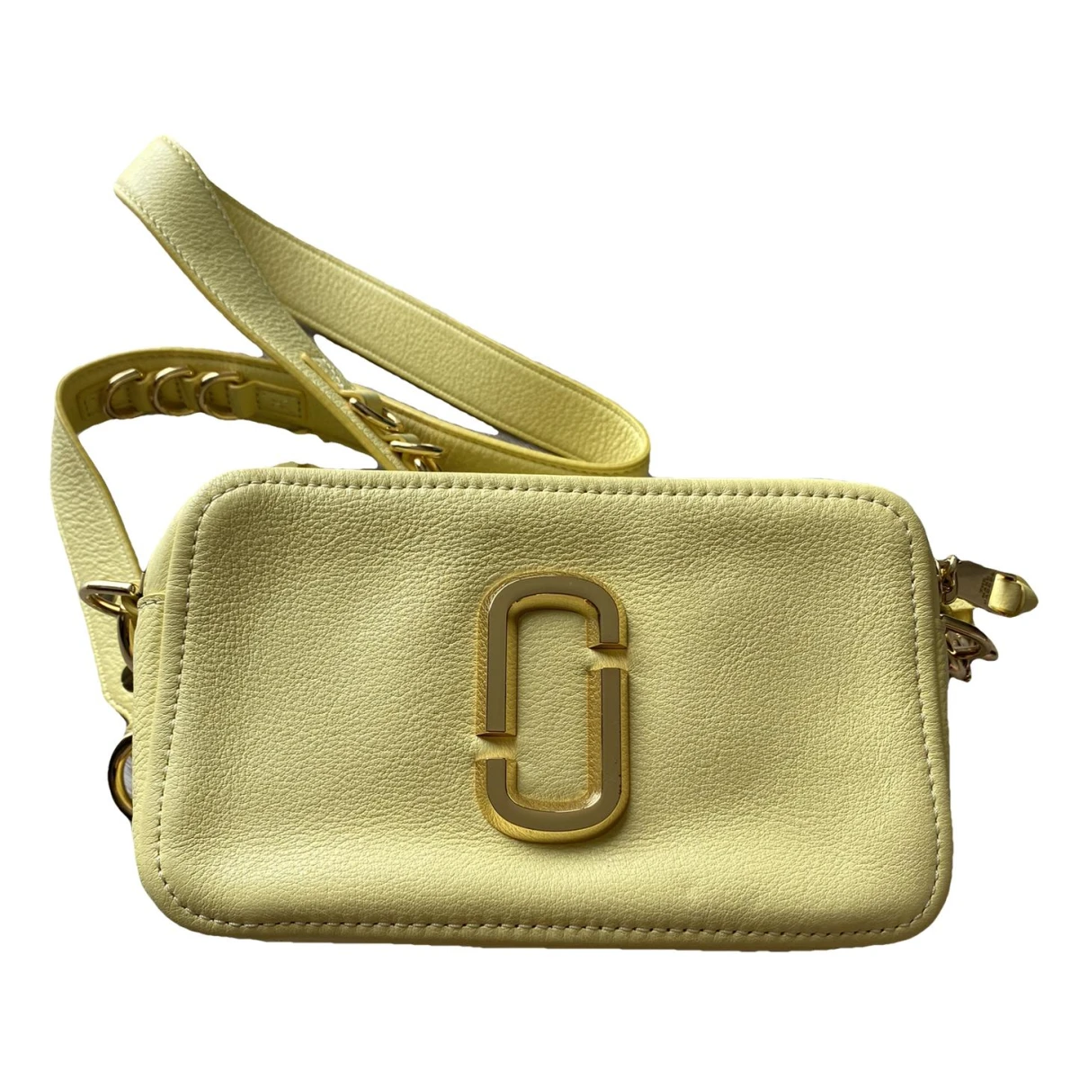 Pre-owned Marc Jacobs Leather Crossbody Bag In Yellow