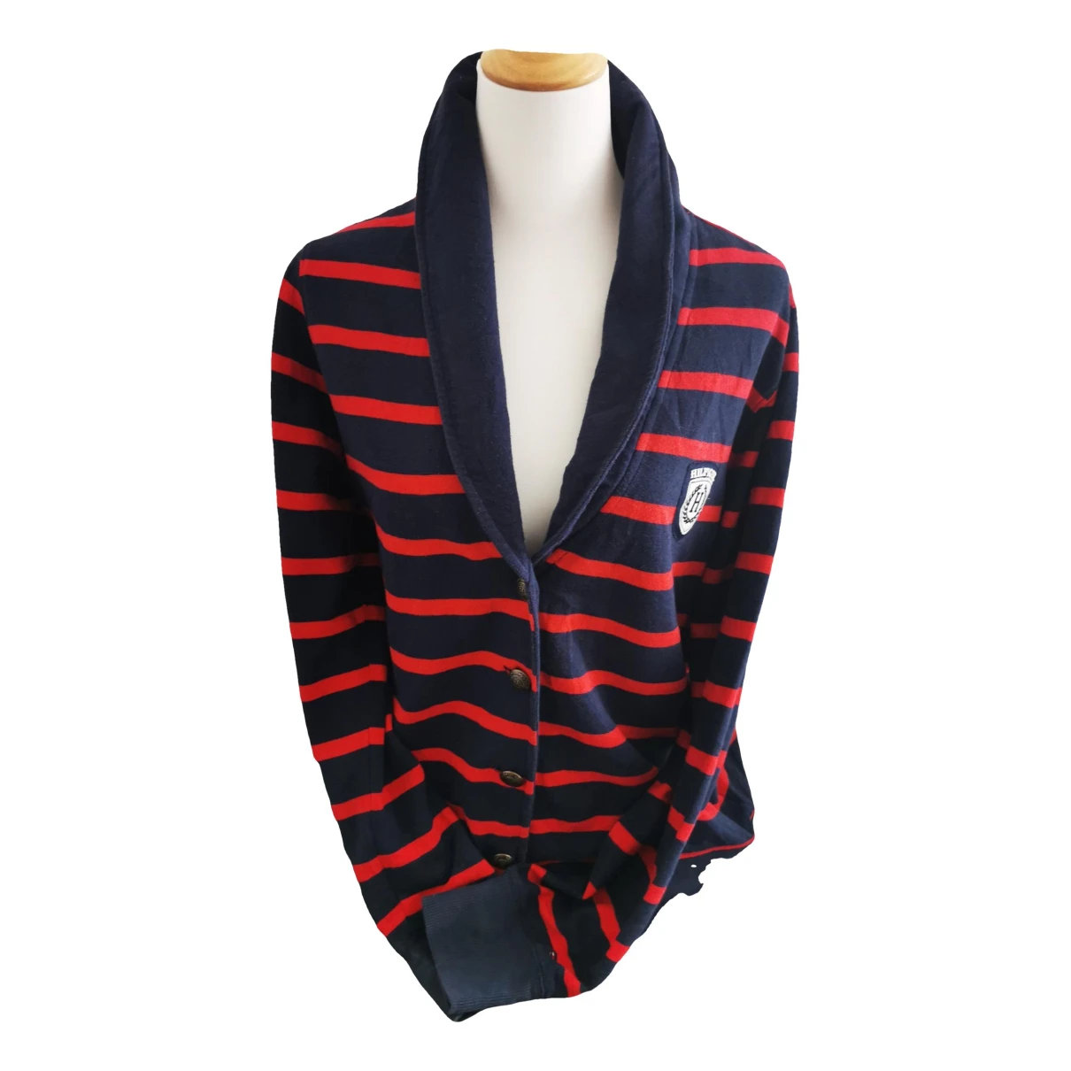 Pre-owned Tommy Hilfiger Cardigan In Blue