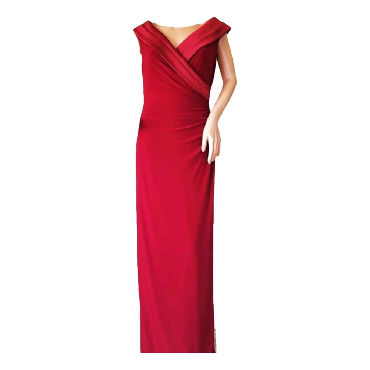 Pre-owned Lauren Ralph Lauren Maxi Dress In Red