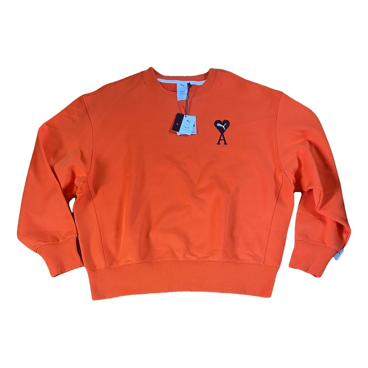 Pre-owned Ami Alexandre Mattiussi Sweatshirt In Orange