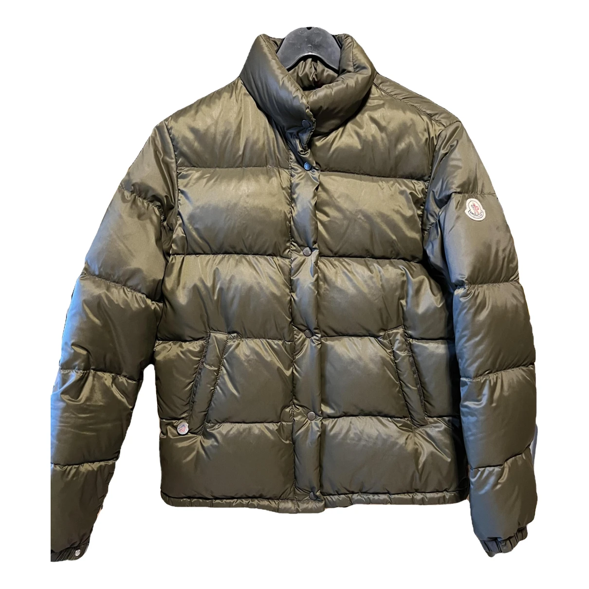 Pre-owned Moncler Classic Vest In Khaki