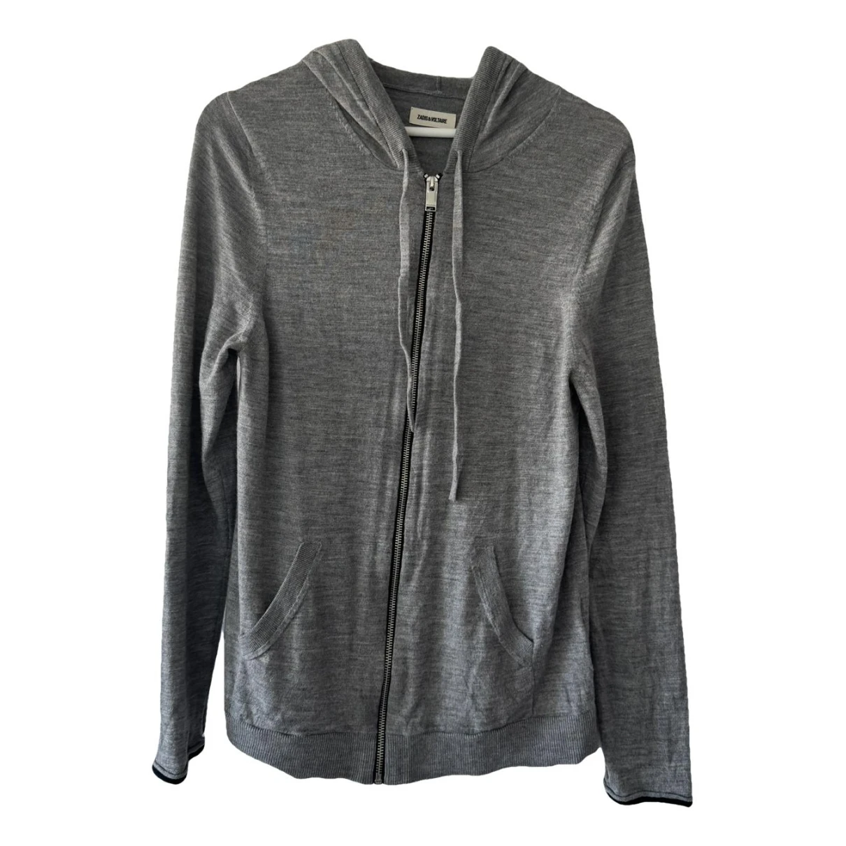 Pre-owned Zadig & Voltaire Spring Summer 2019 Cardigan In Grey