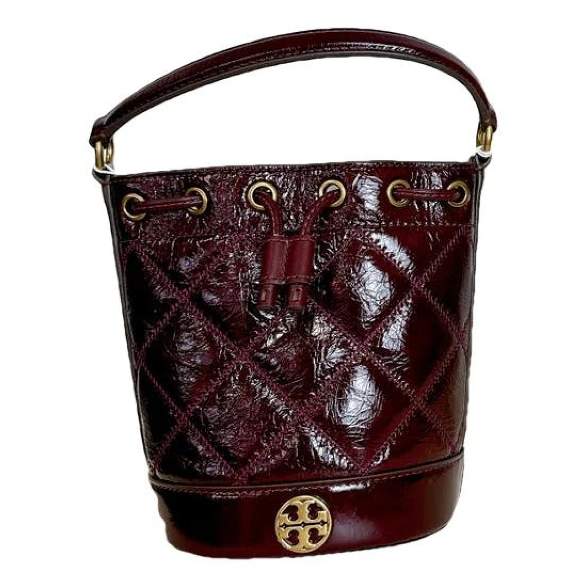 Pre-owned Tory Burch Leather Bag In Red