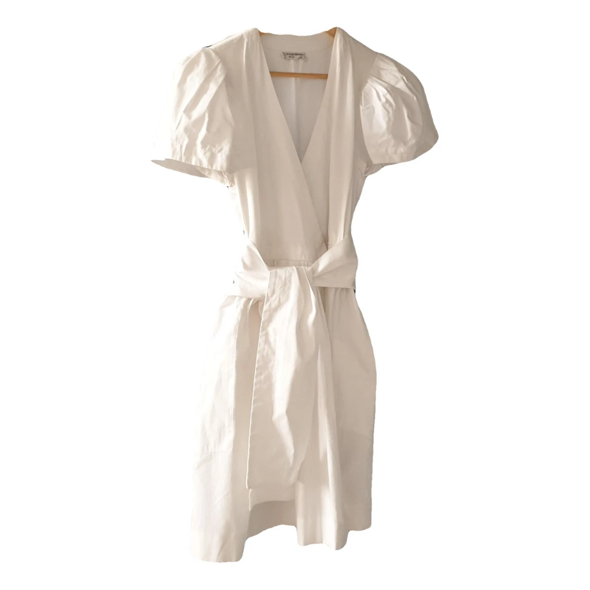 Pre-owned Saint Laurent Mid-length Dress In White