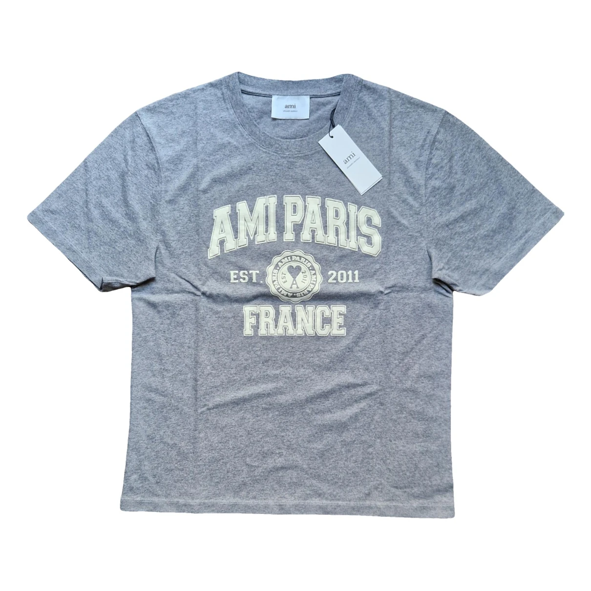 Pre-owned Ami Alexandre Mattiussi T-shirt In Grey