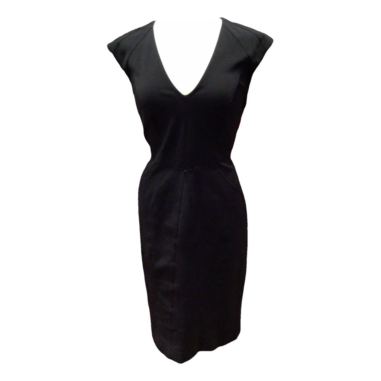 Pre-owned Amanda Wakeley Mid-length Dress In Black