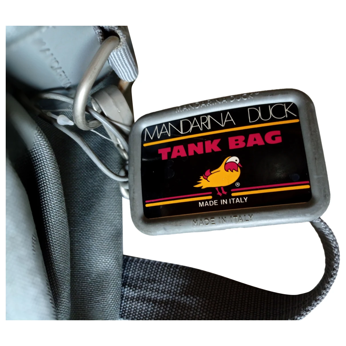 Pre-owned Mandarina Duck Cloth Travel Bag In Grey