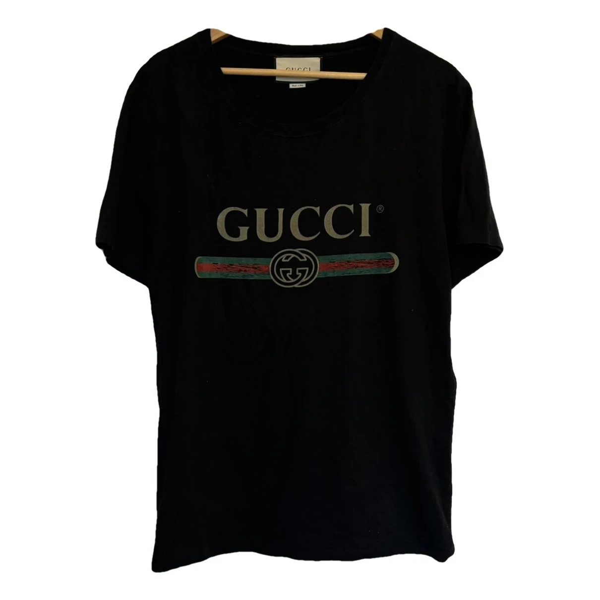 Pre-owned Gucci T-shirt In Black