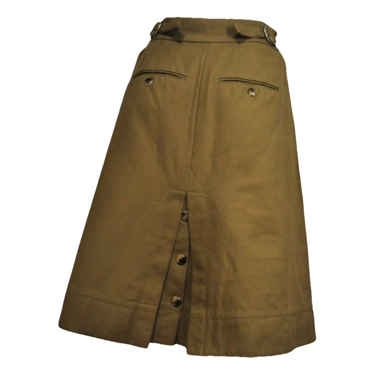 Pre-owned Alexander Wang Mid-length Skirt In Khaki