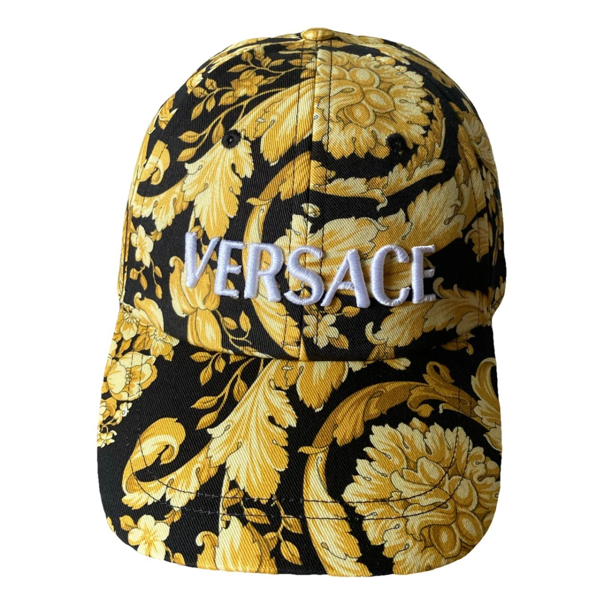 Pre-owned Versace Hat In Black