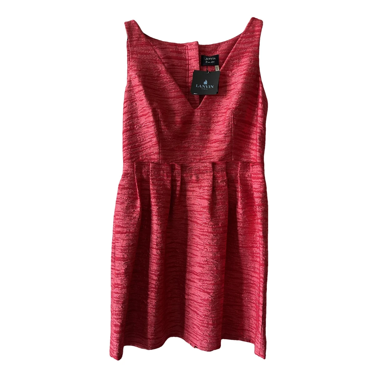 Pre-owned Lanvin Silk Mini Dress In Other
