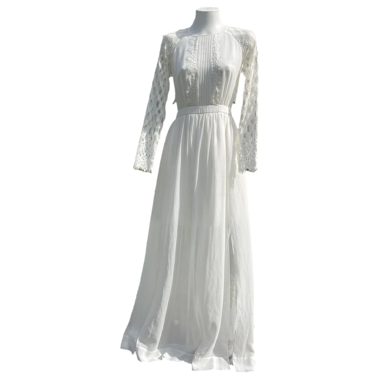 Pre-owned Temperley London Maxi Dress In White