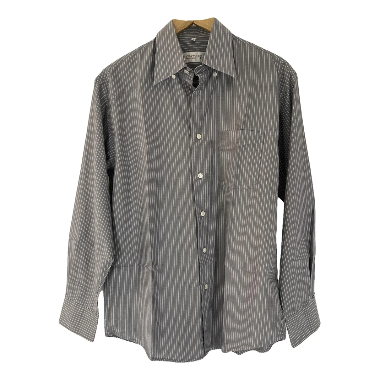 Pre-owned Courrèges Shirt In Grey
