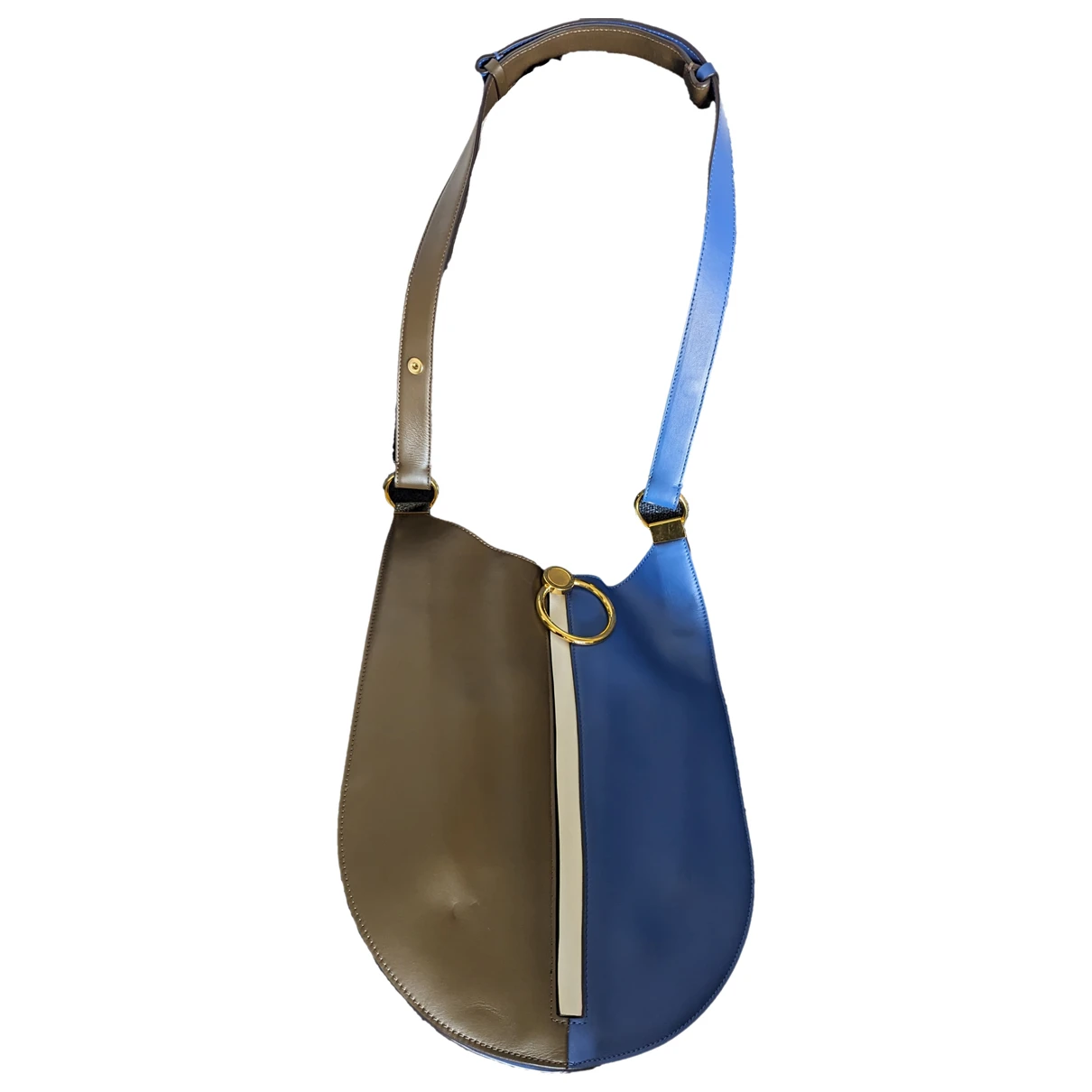 Pre-owned Marni Earring Leather Handbag In Multicolour