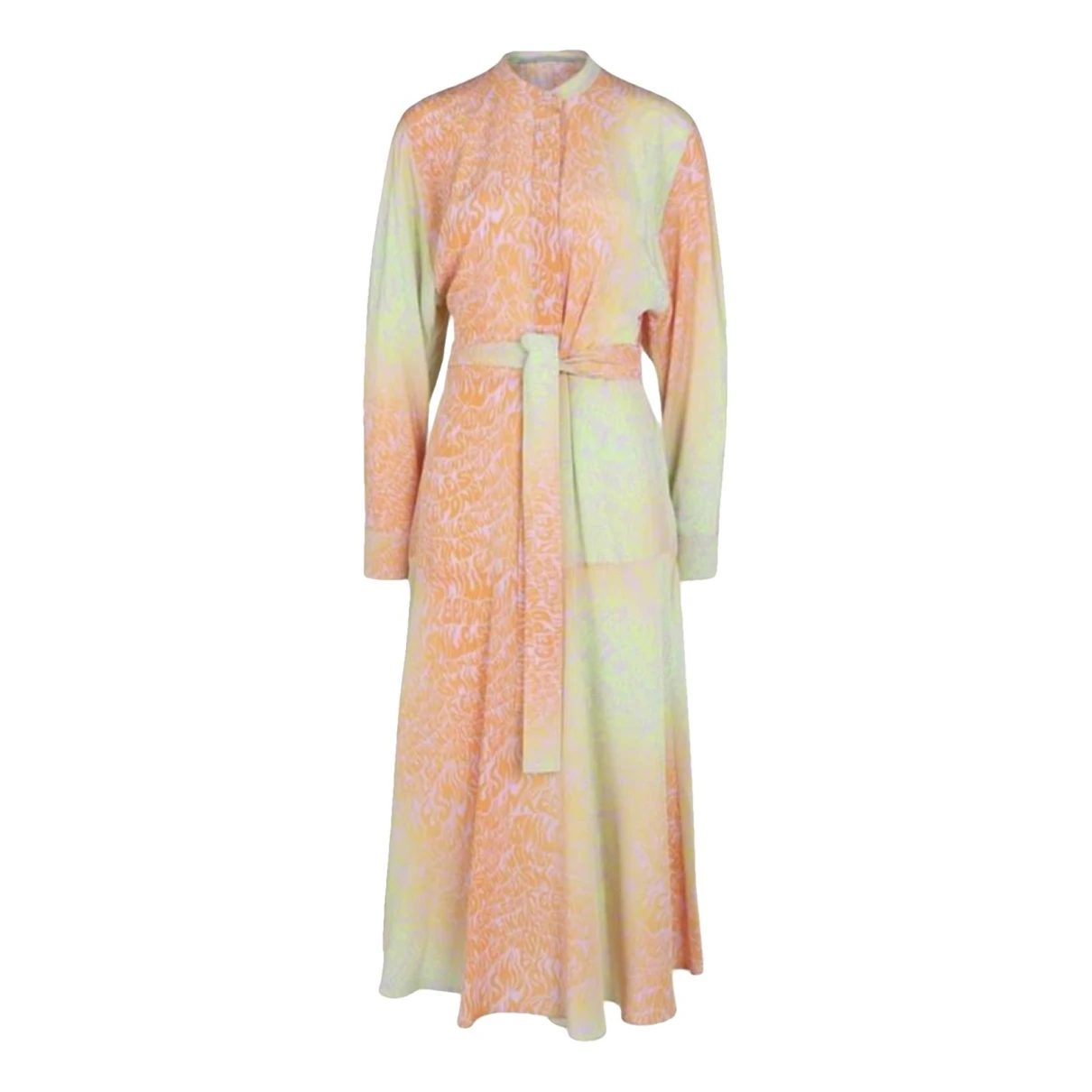 Pre-owned Stella Mccartney Silk Mid-length Dress In Multicolour