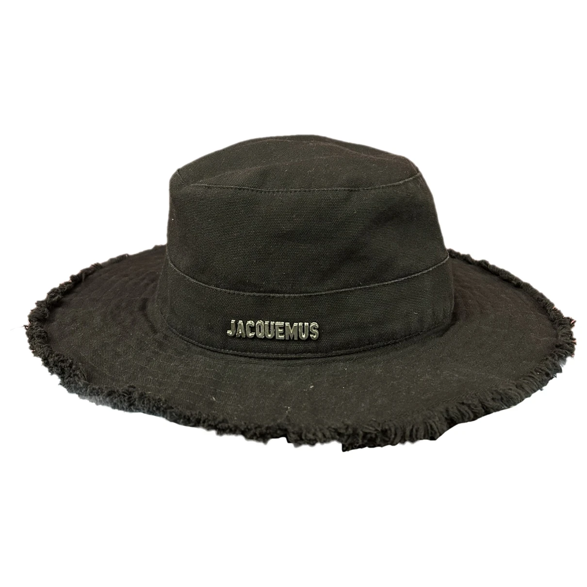 Pre-owned Jacquemus Le Bob Artichaut Hat In Black