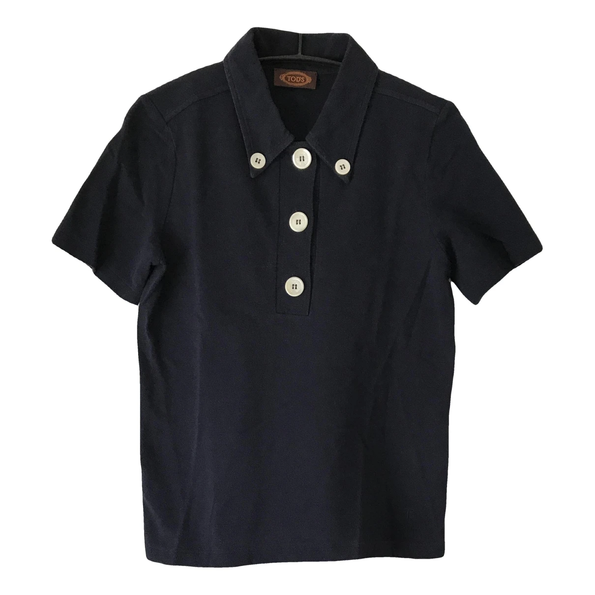 Pre-owned Tod's Polo In Navy