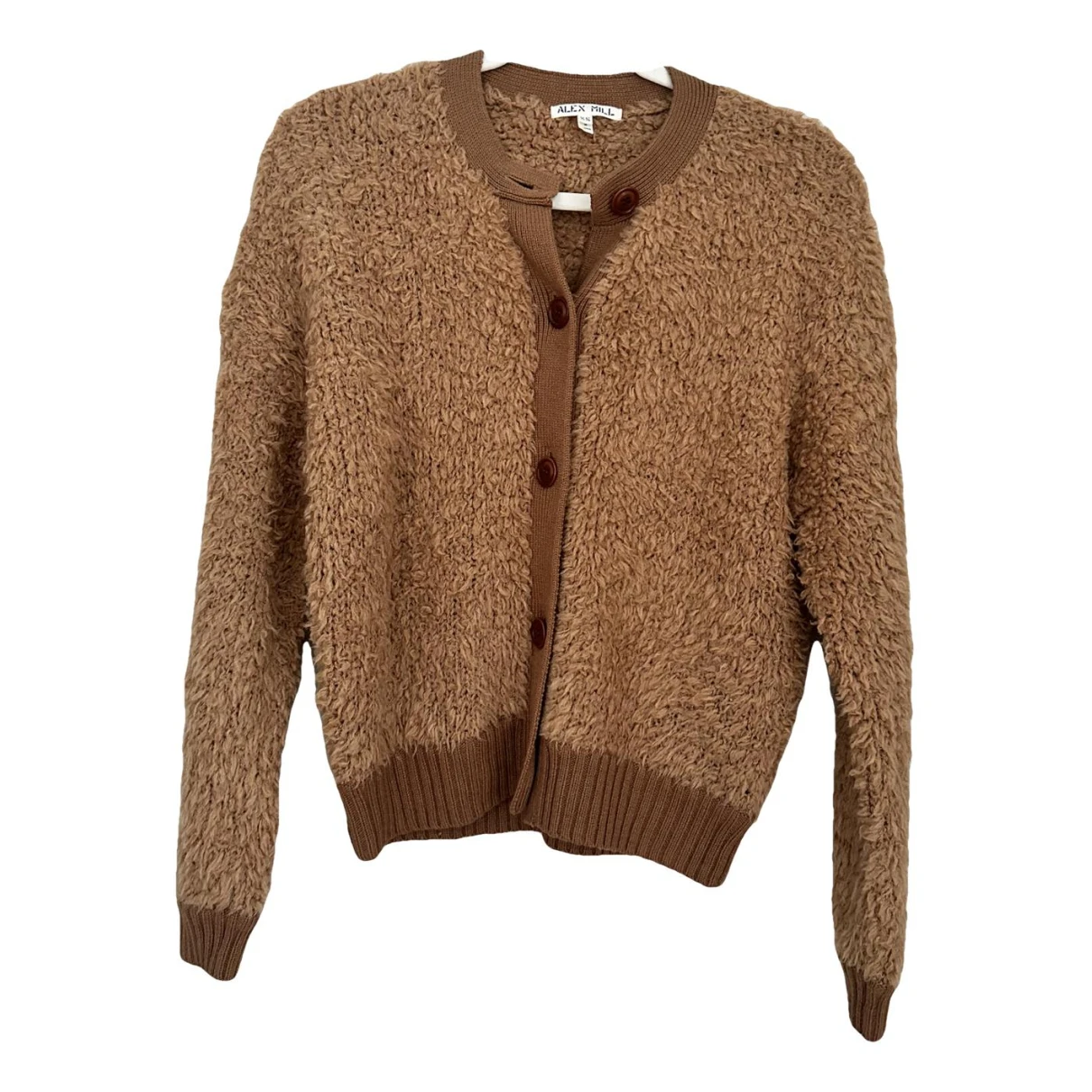 Pre-owned Alex Mill Wool Cardigan In Camel