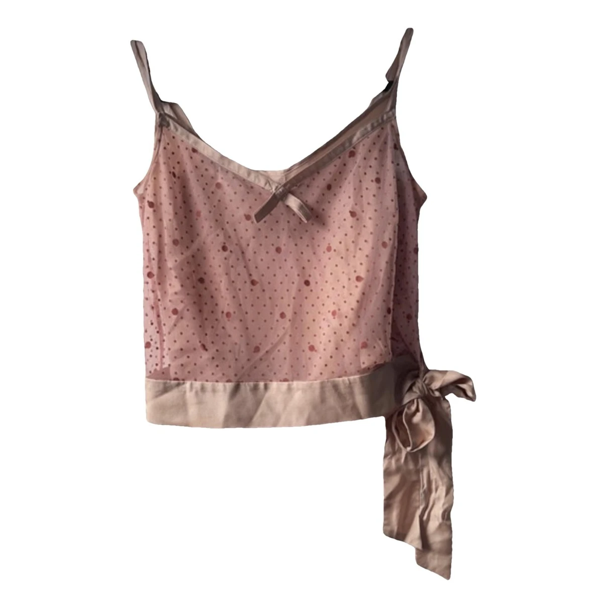 Pre-owned Marc Jacobs Silk Vest In Pink