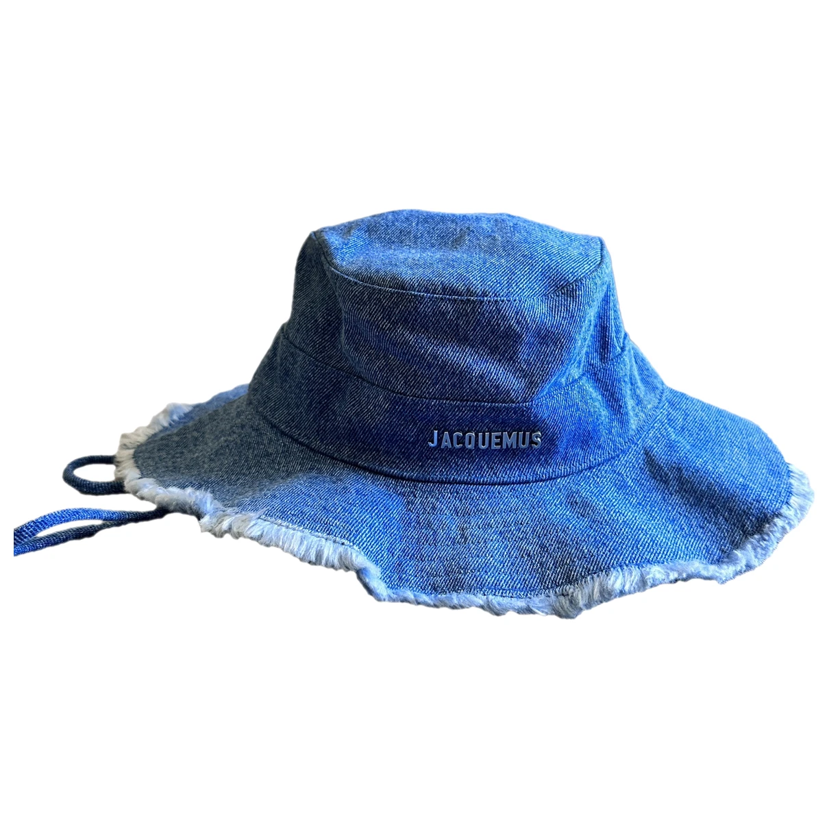 Pre-owned Jacquemus Le Bob Artichaut Hat In Blue