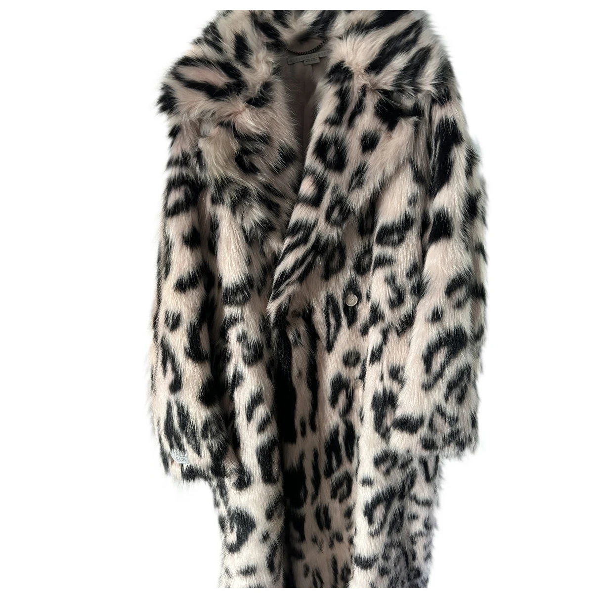 Pre-owned Stella Mccartney Faux Fur Coat In Pink