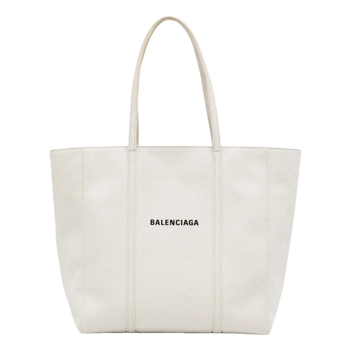 Pre-owned Balenciaga Everyday Cloth Tote In Brown