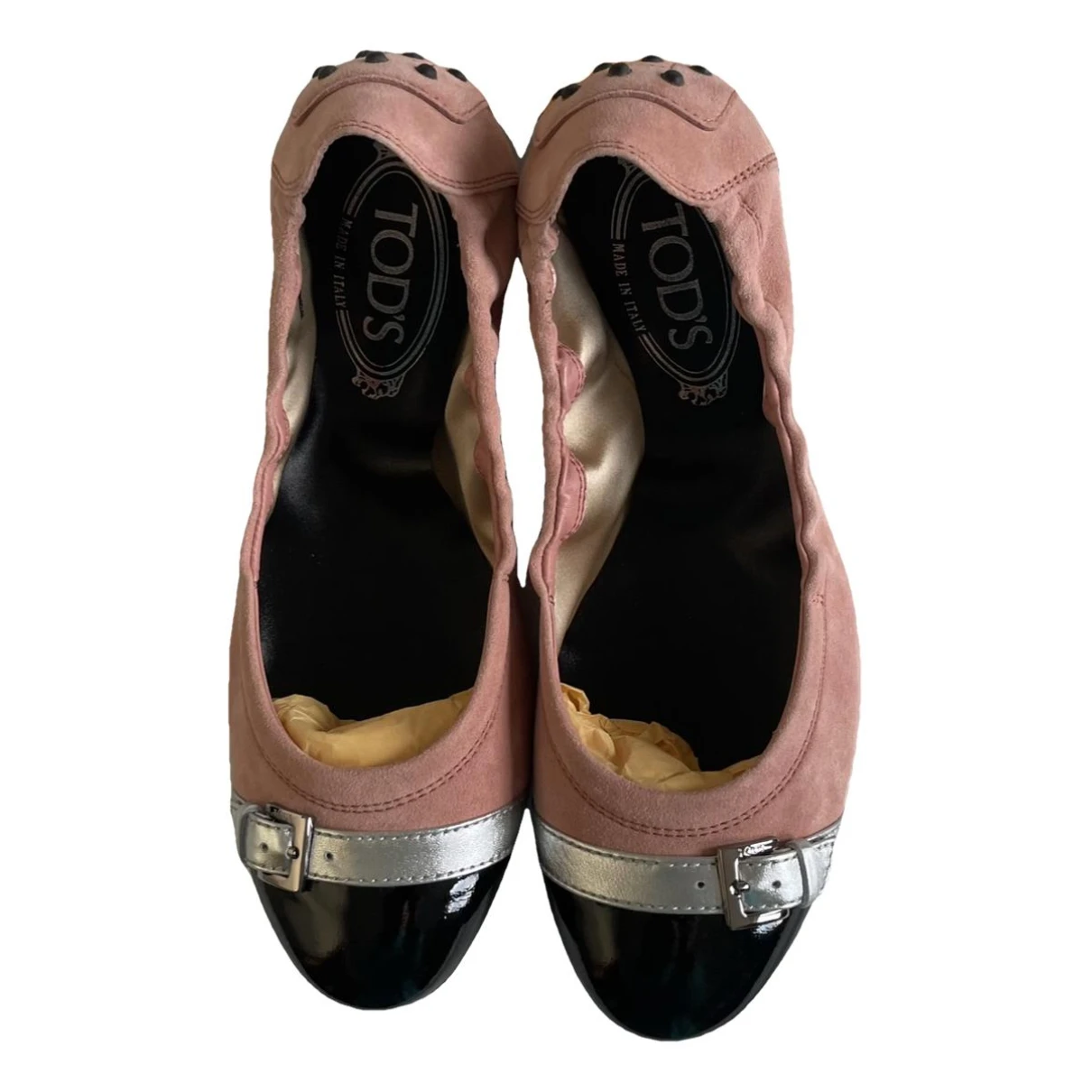 Pre-owned Tod's Ballet Flats In Pink