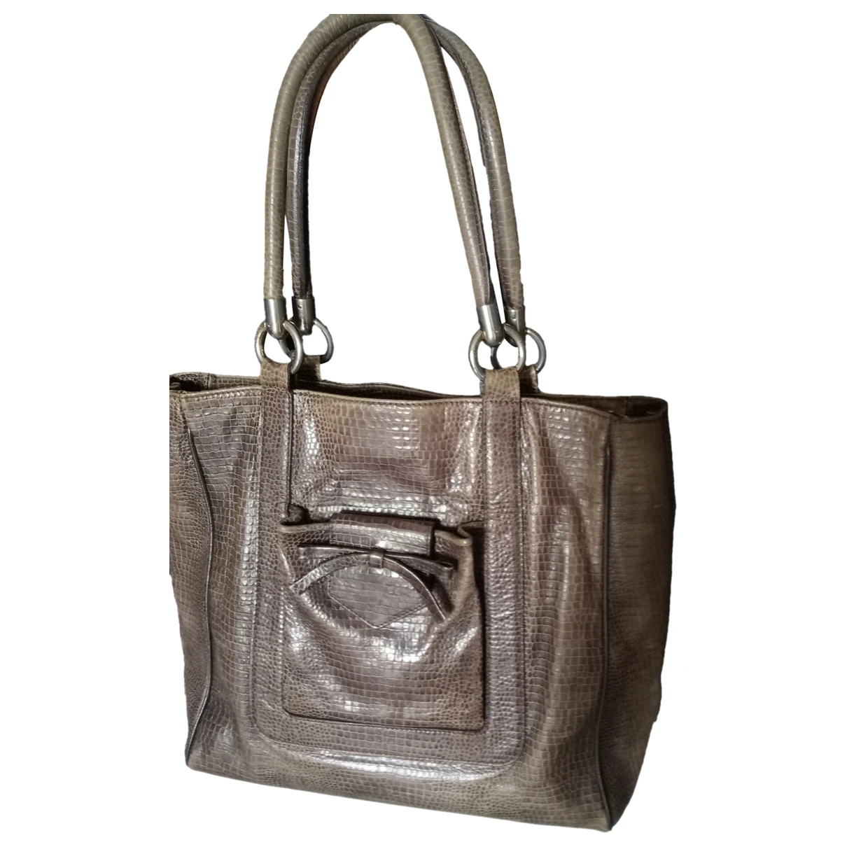 Pre-owned Emporio Armani Vegan Leather Handbag In Other