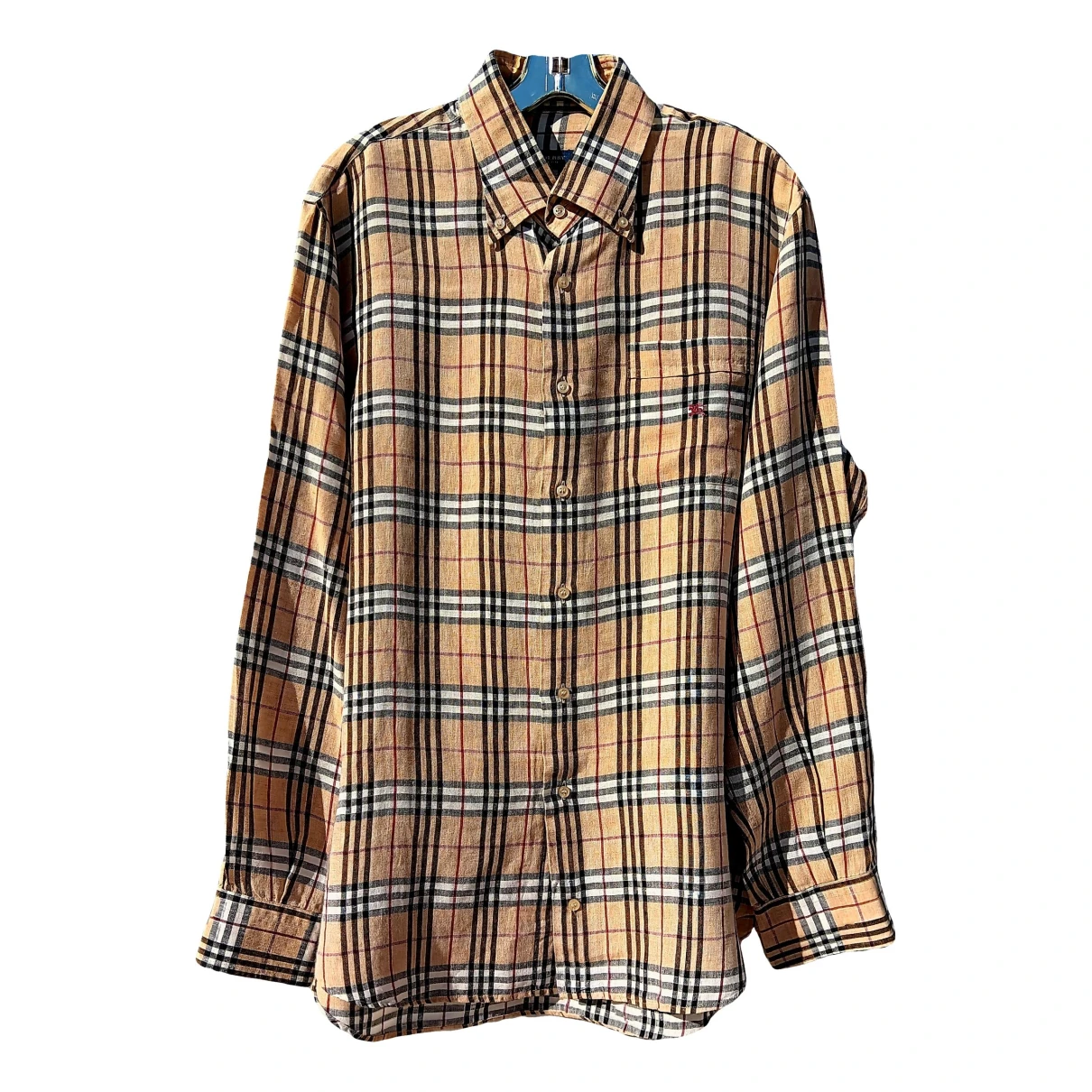 Pre-owned Burberry Linen Shirt In Beige