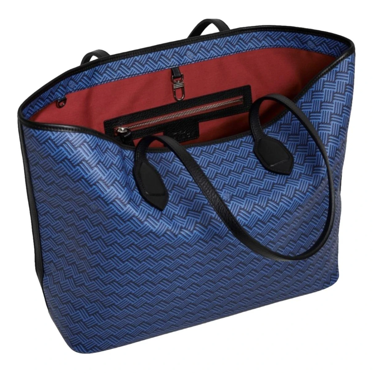 Pre-owned Delage Cloth Tote In Blue