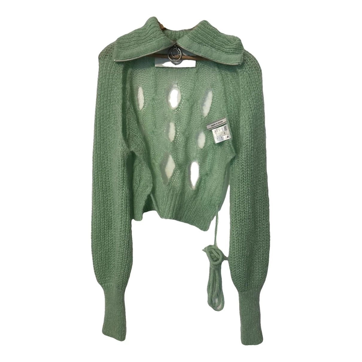 Pre-owned Andersson Bell Wool Cardigan In Green