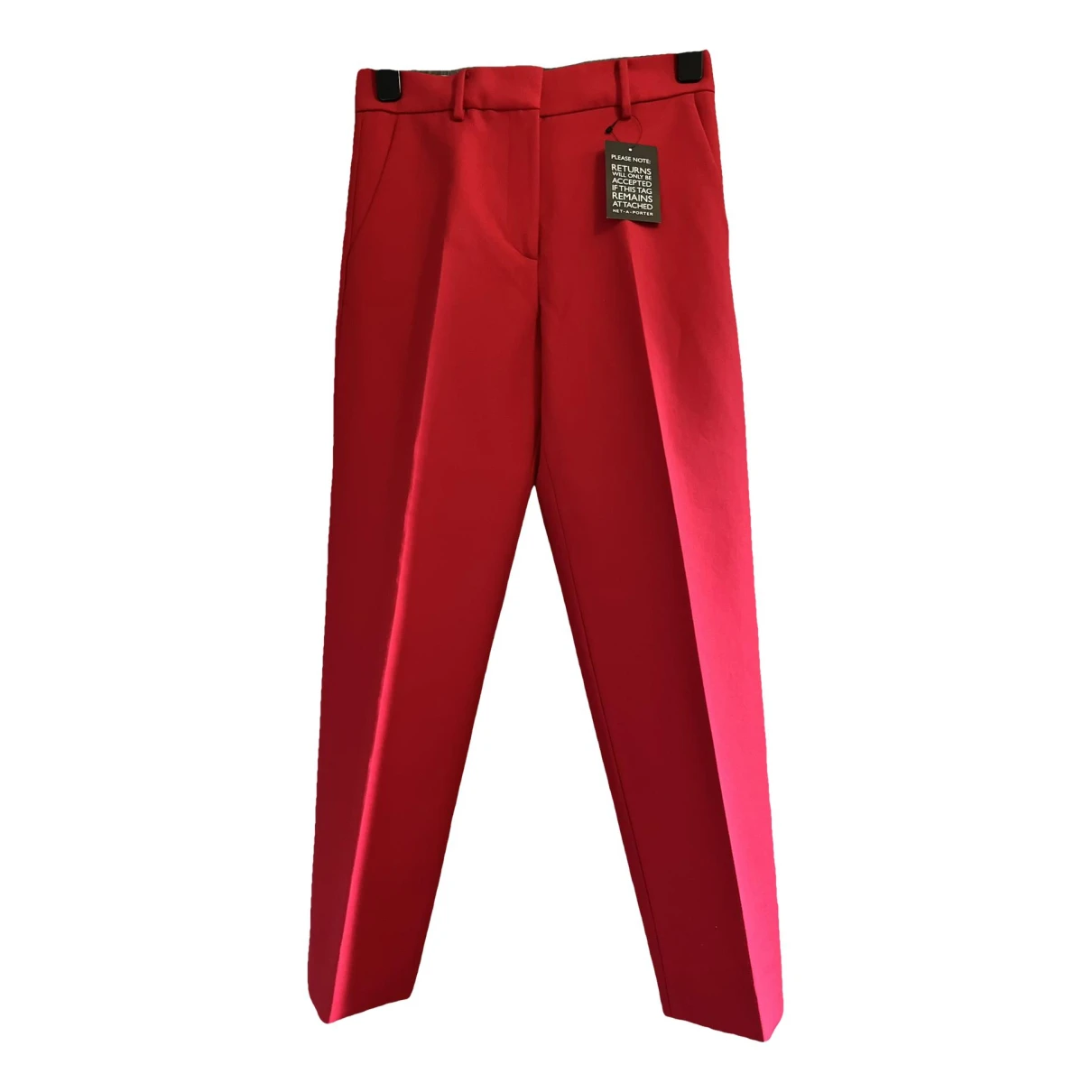 Pre-owned Khaite Carot Pants In Red