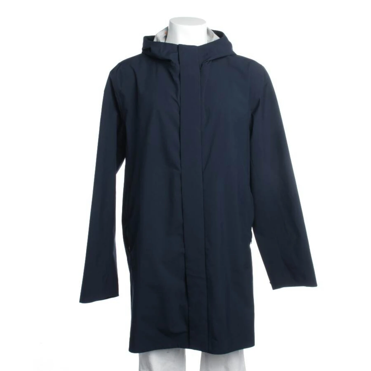 Pre-owned Save The Duck Trench In Blue