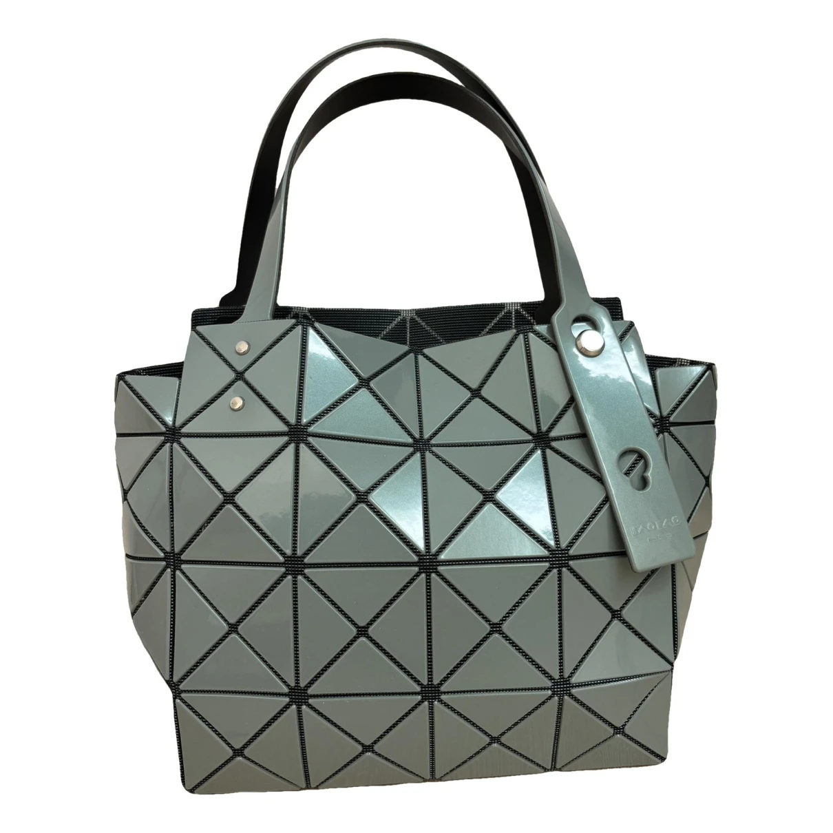 Pre-owned Issey Miyake Tote In Green