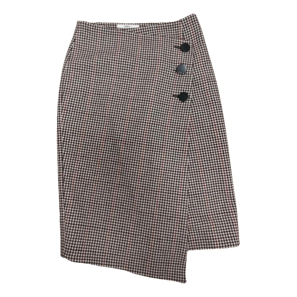 Pre-owned Ba&sh Wool Mid-length Skirt In Beige