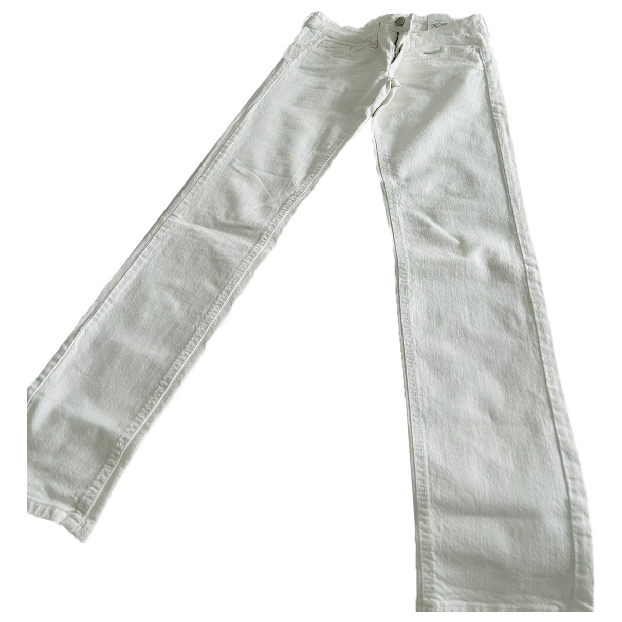 Pre-owned Liujo Slim Jeans In White