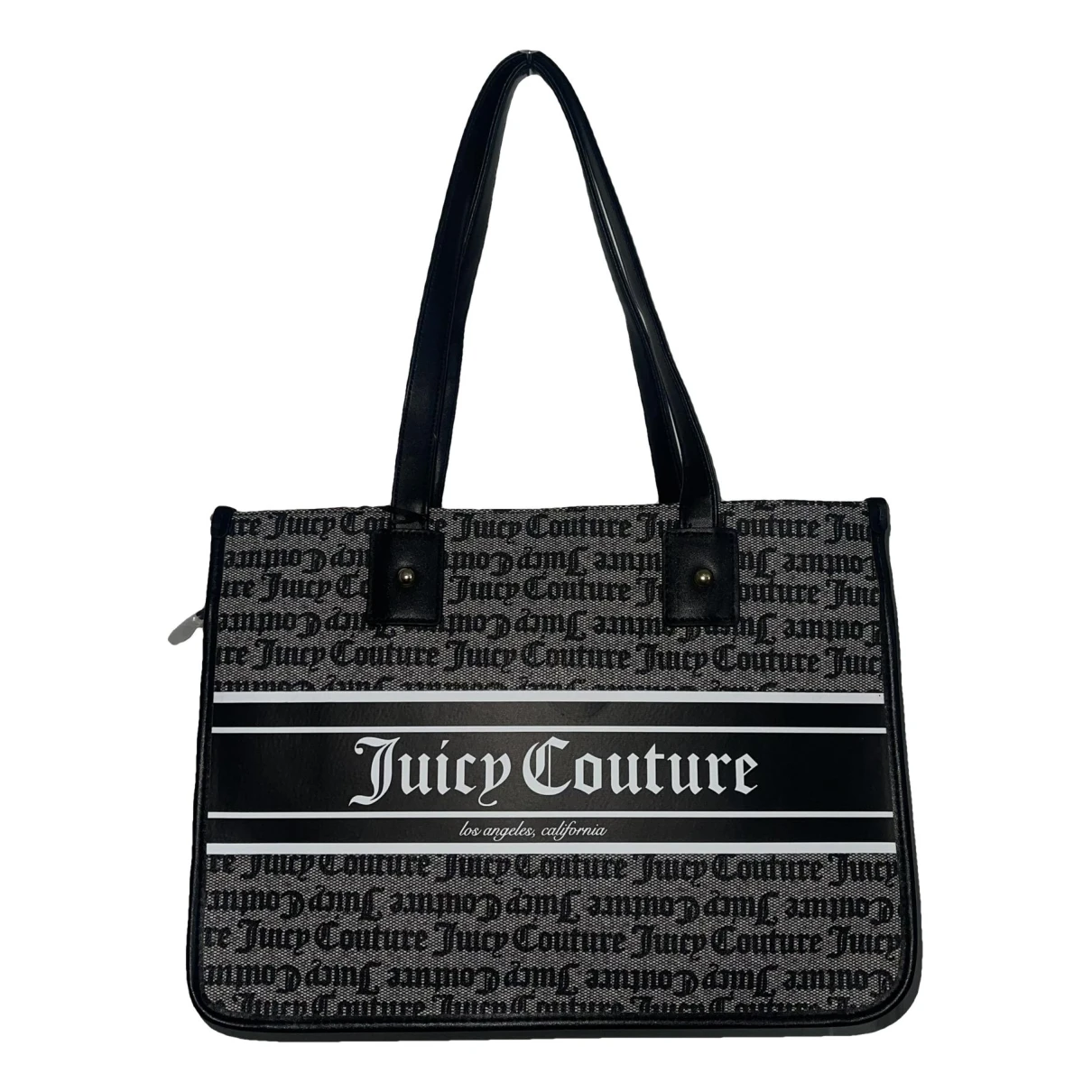 Pre-owned Juicy Couture Leather Tote In Black