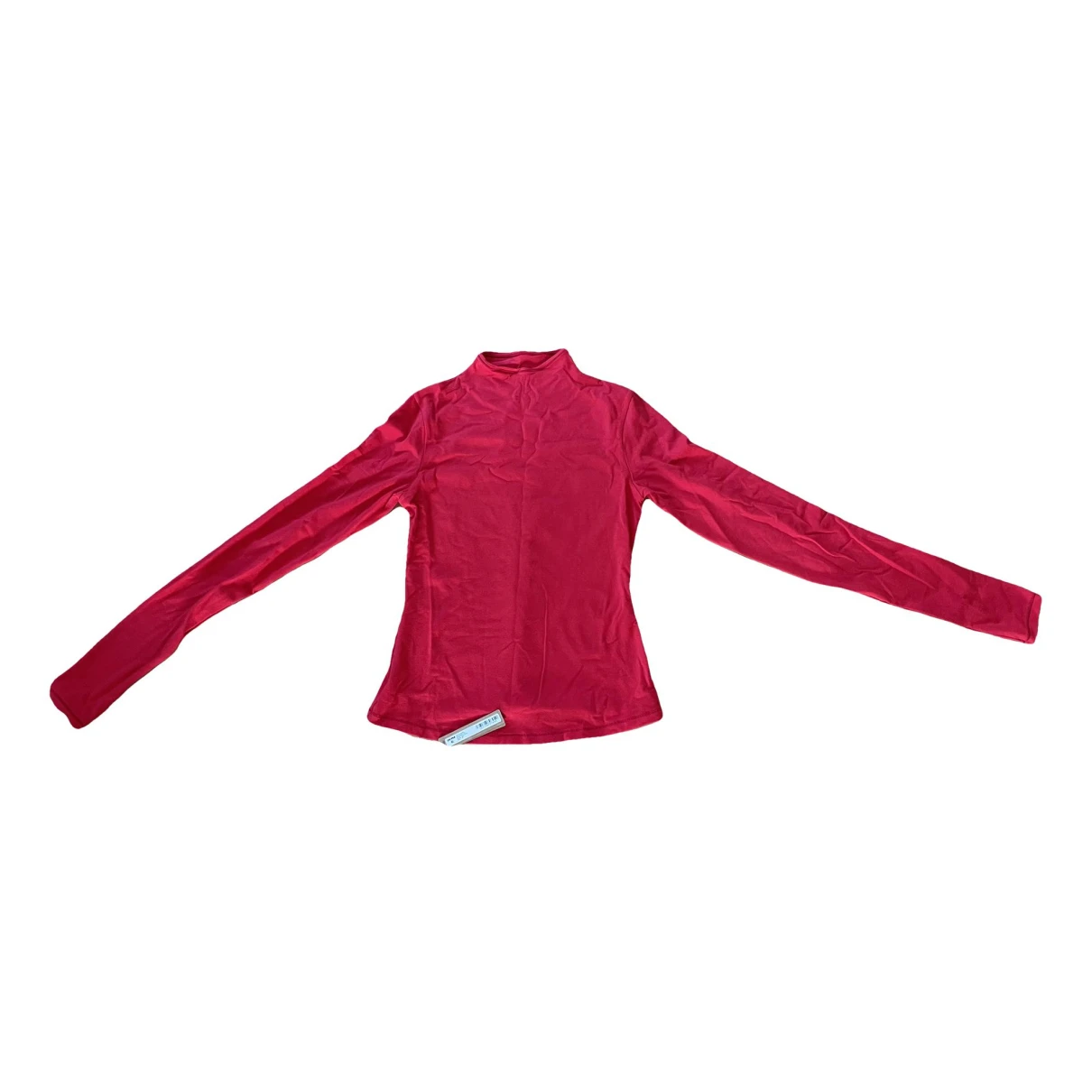 Pre-owned Skims Jersey Top In Red