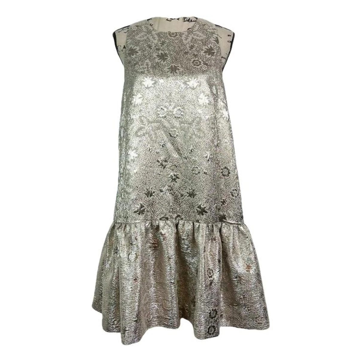 Pre-owned Lela Rose Mid-length Dress In Grey