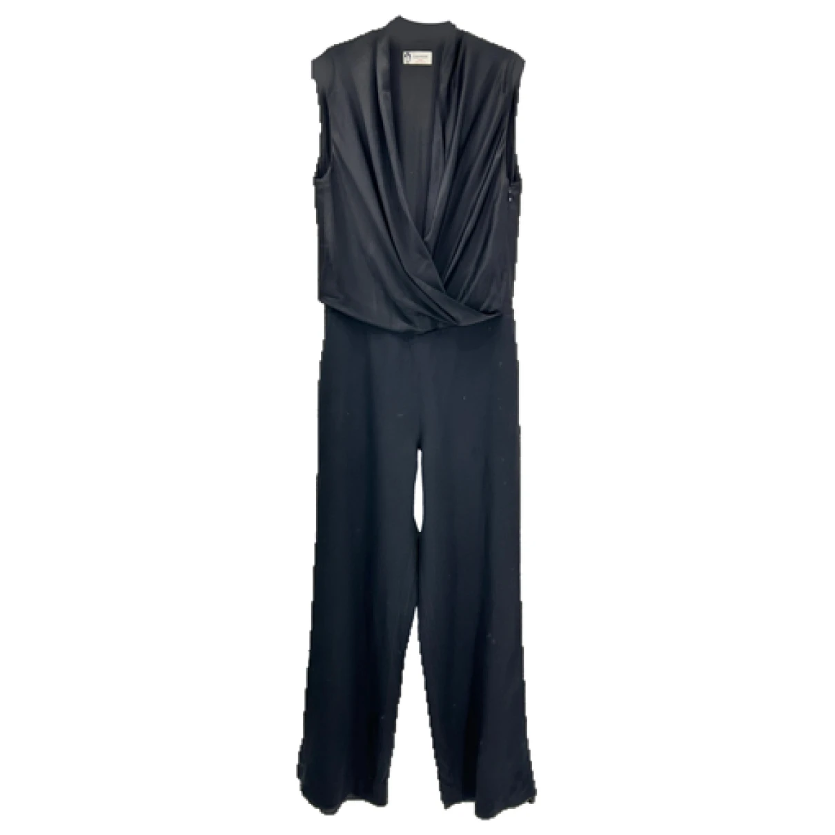 Pre-owned Lanvin Silk Jumpsuit In Black