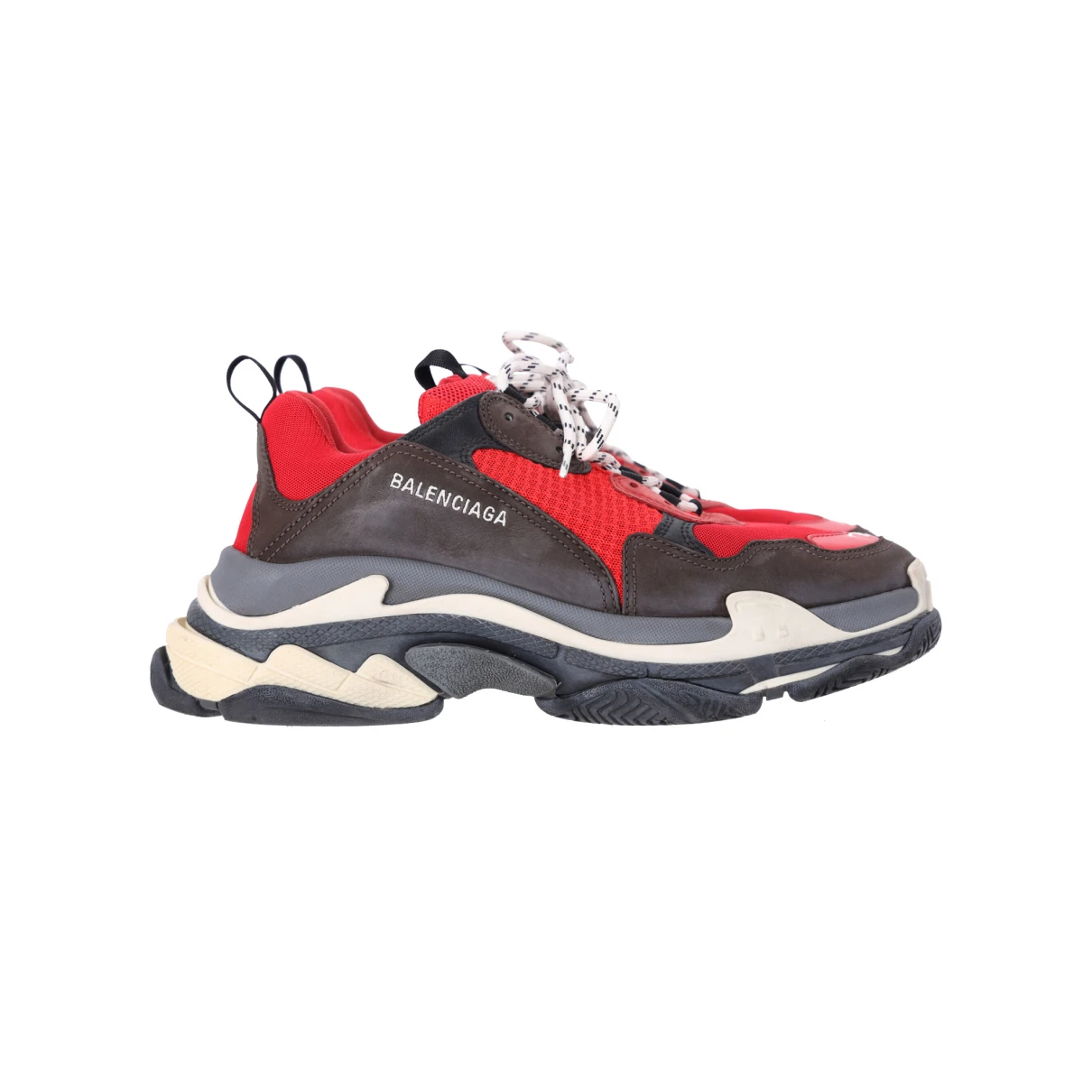 Pre-owned Balenciaga Low Trainers In Red