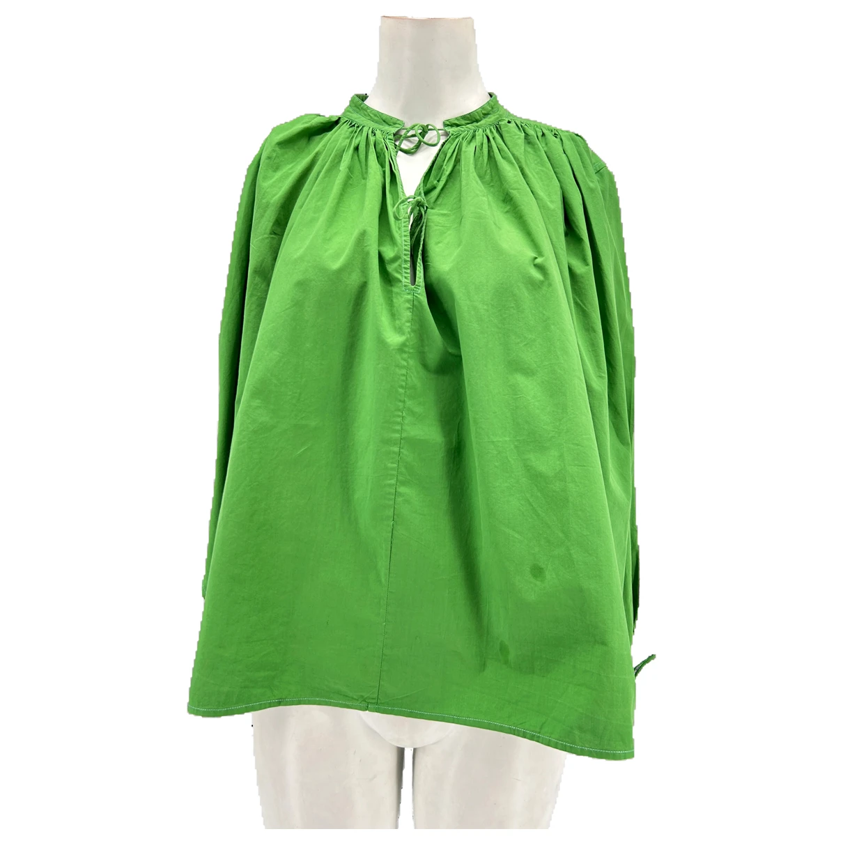 Pre-owned Laurence Bras Blouse In Green