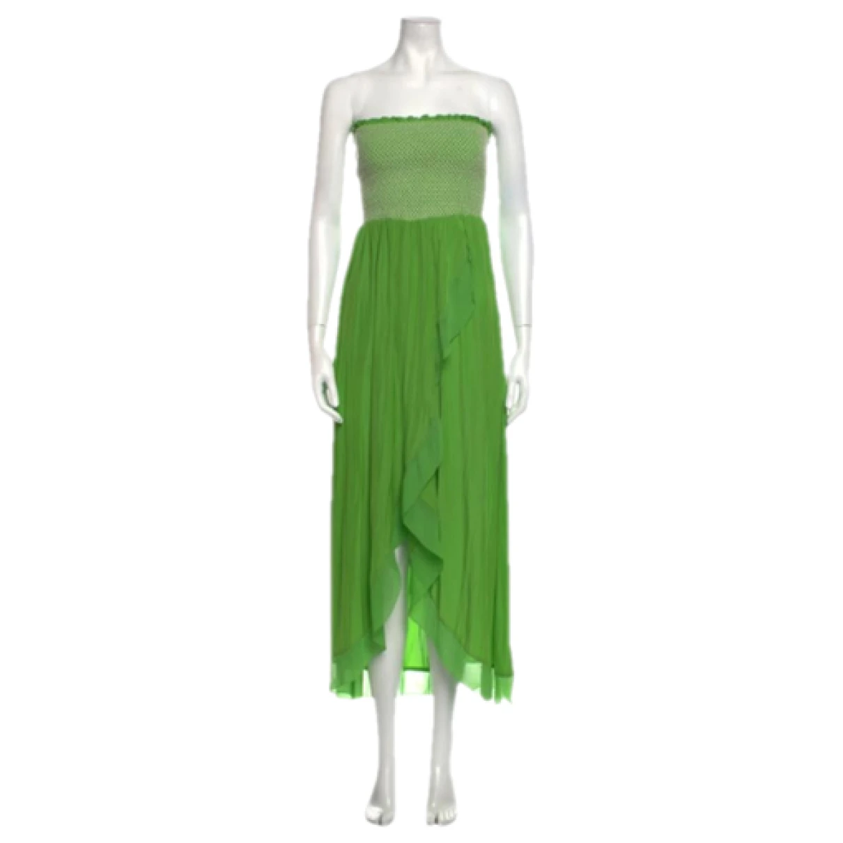 Pre-owned Ramy Brook Maxi Dress In Green