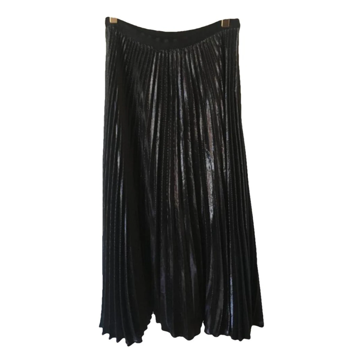 Pre-owned Diane Von Furstenberg Maxi Skirt In Black