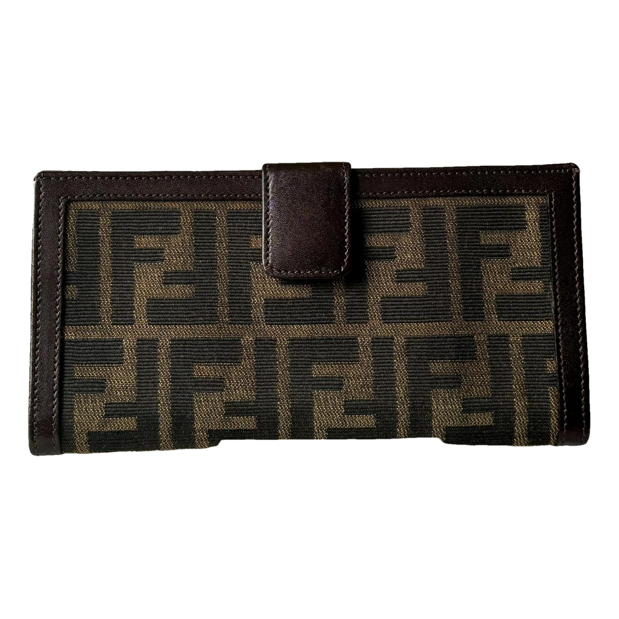 Pre-owned Fendi Leather Wallet In Brown