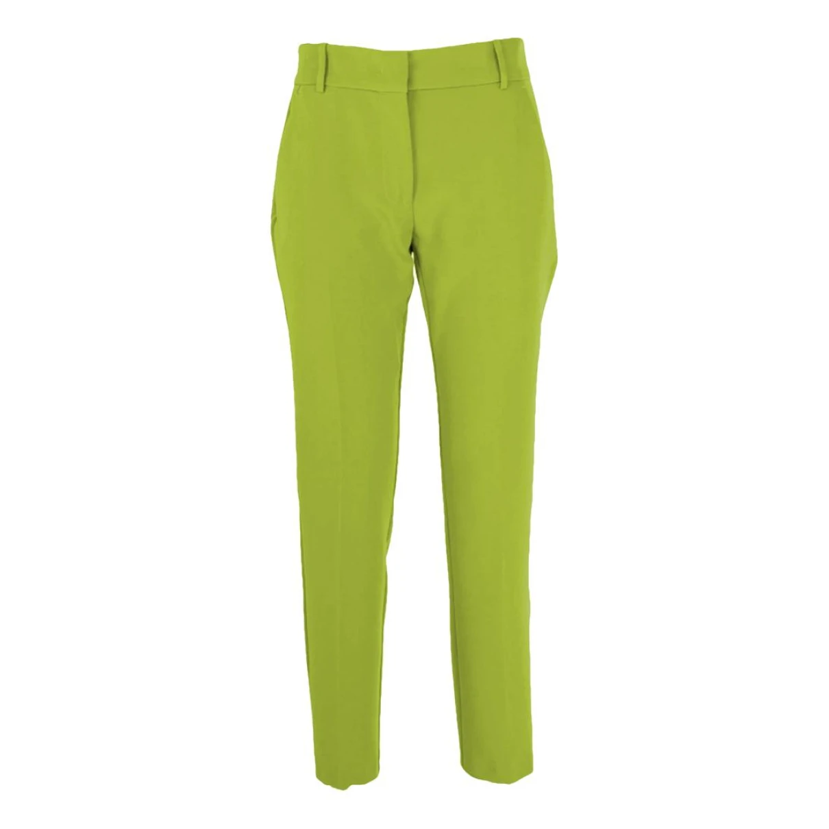 Pre-owned Pinko Straight Pants In Green